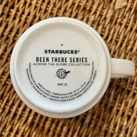 Starbucks Houston Themed White and Green Mug - Picture 2 of 4